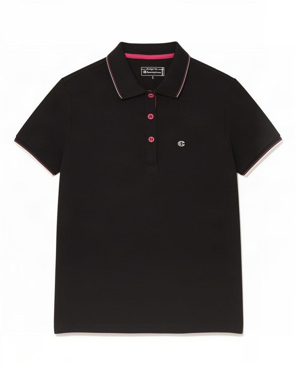 Champion Heritage Fit Polo para Mujer UK 10 Small Negro