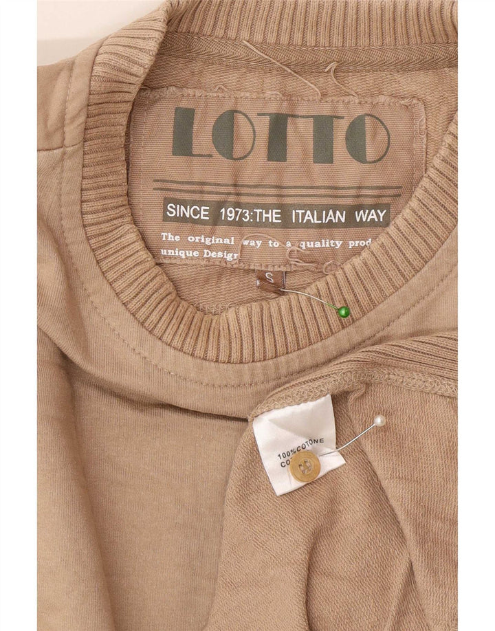 Lotto Hombre Top Manga Larga Small Marrón Algodón