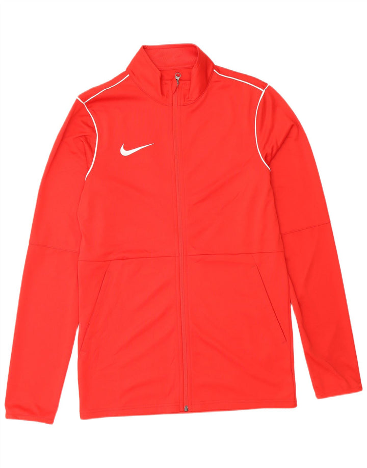 Nike Dri Fit Graphic Chándal Top Chaqueta para Hombre Pequeño Poliéster Rojo