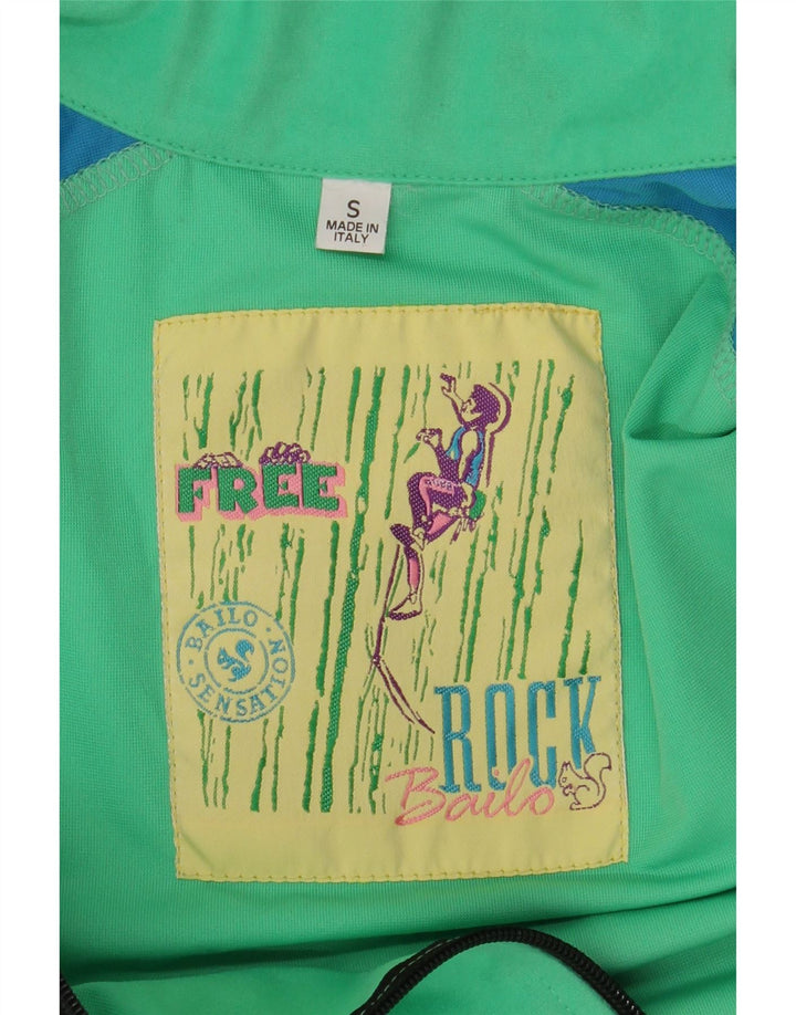 BAILO Chaqueta de chándal con gráfico para hombre, color verde pequeño, color block