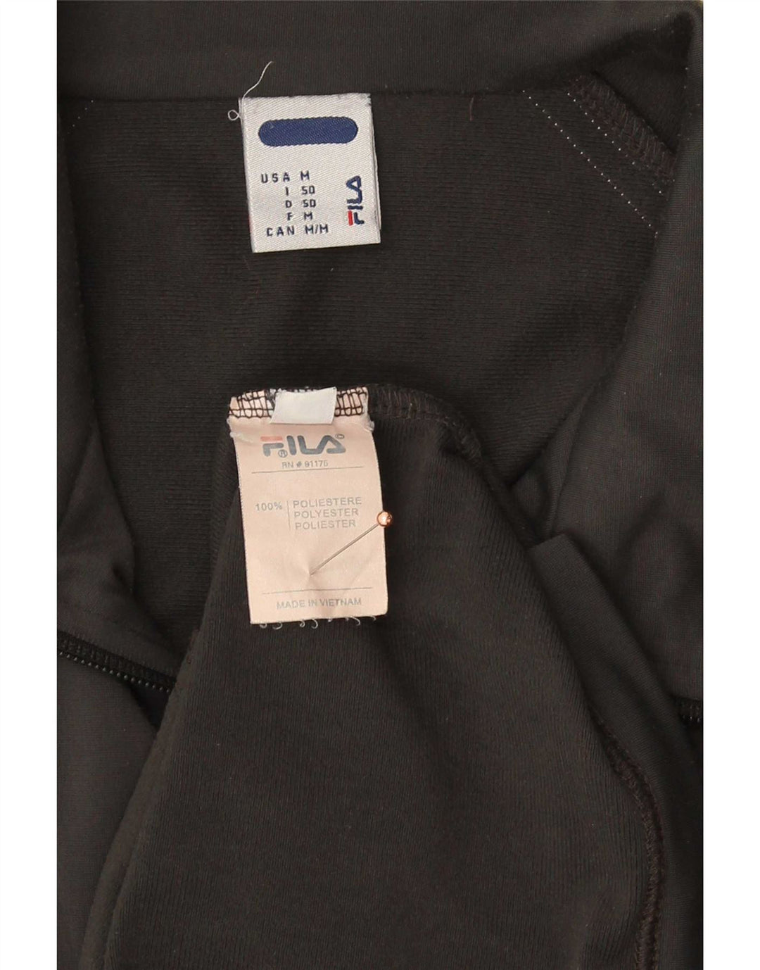 Fila Hombre Chándal Top Chaqueta Poliéster Gris Medio