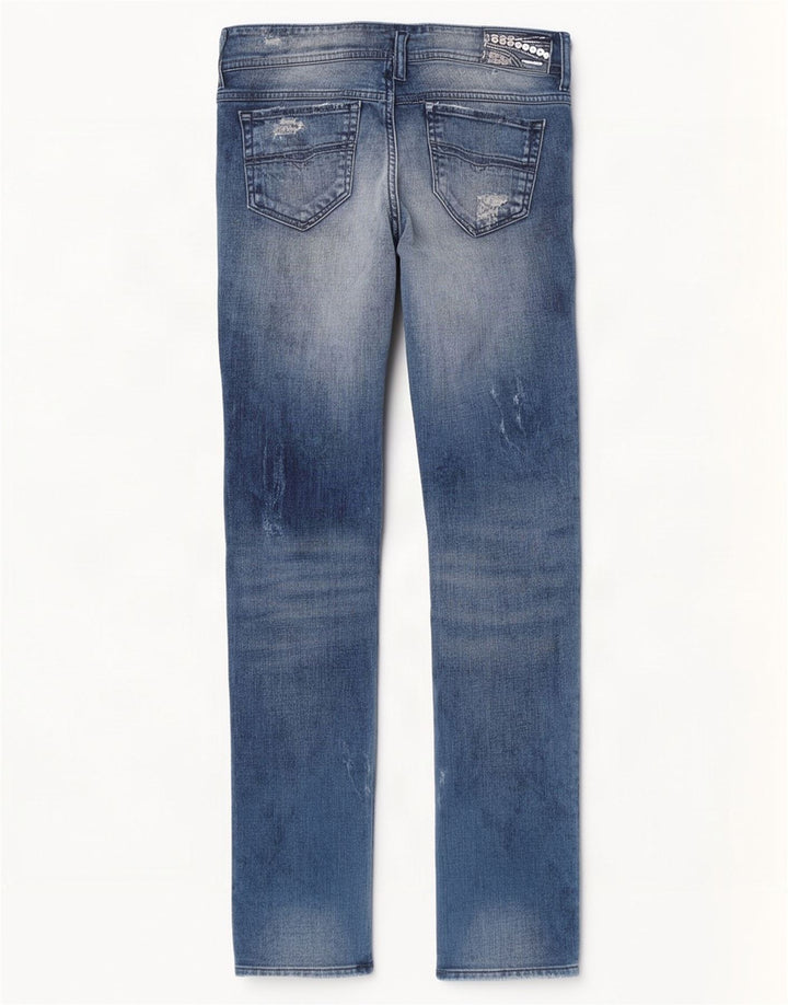 Diesel Mujer Matic Vaqueros Slim Desgastados W28 L32 Algodón Azul