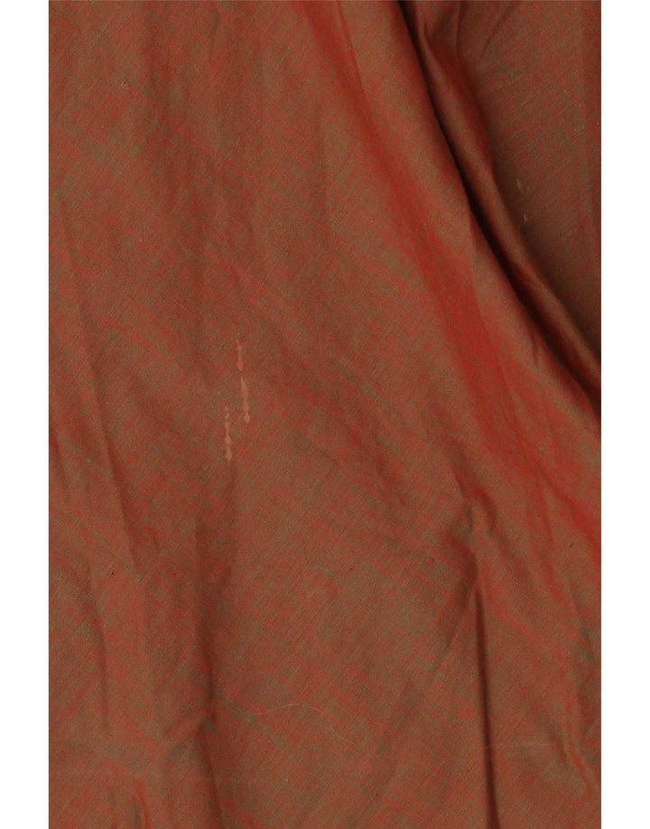 Vintage mujer A-Line vestido Reino Unido 8 pequeño marrón