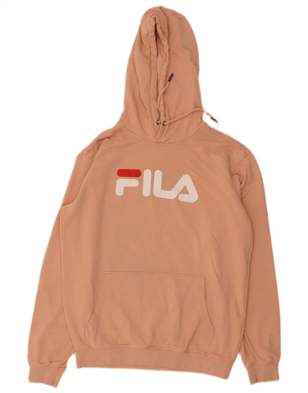 Fila Hombre Graphic Sudadera Con Capucha Jersey De Algodón Rosa Medio