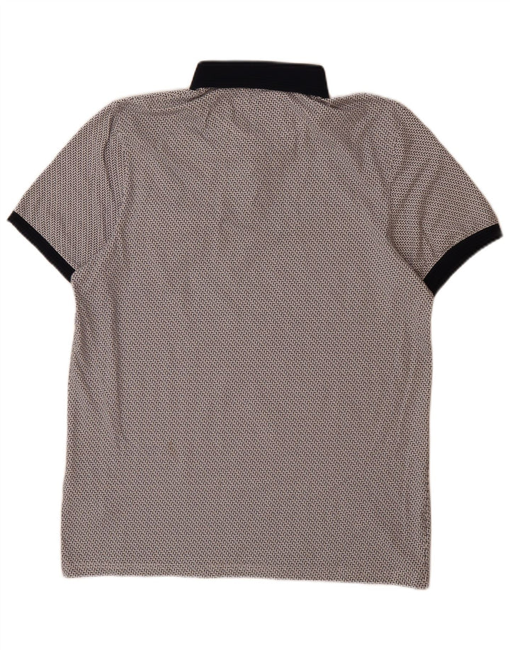 Ted Baker Polo para hombre Talla 4 Grande Algodón con manchas grises