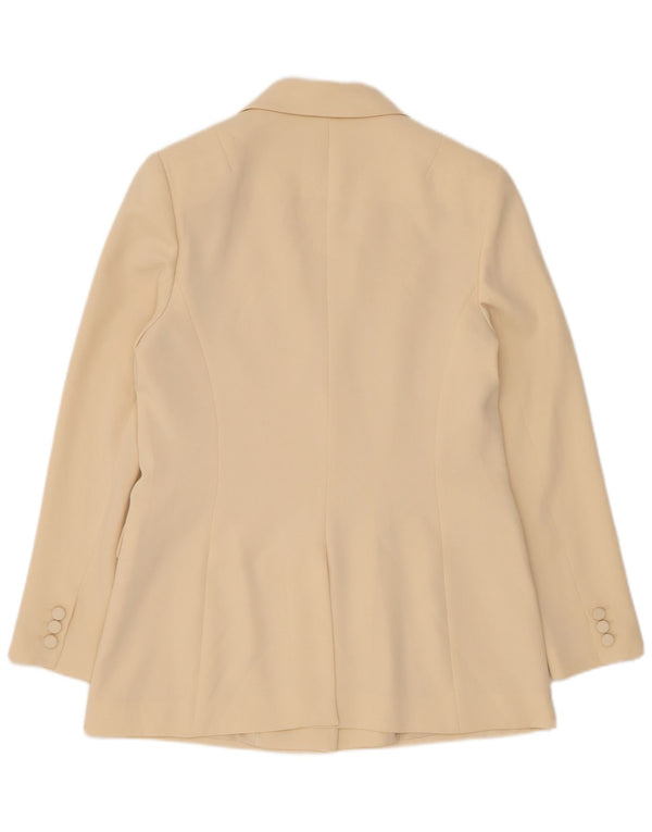 Phase Eight Chaqueta tipo blazer de 2 botones para mujer UK 44 Poliéster beige medio