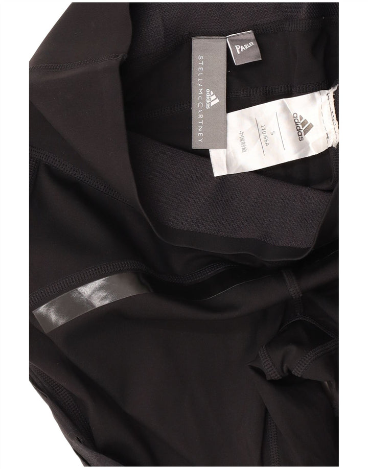 ADIDAS Leggings gráficos Stella McCartney para mujer Reino Unido 8 Pequeño negro a rayas