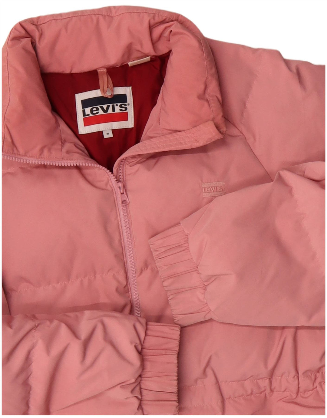 Levi's Chaqueta acolchada para mujer UK 44 Poliéster rosa medio