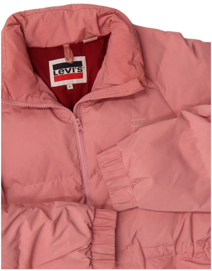 Levi's Chaqueta acolchada para mujer UK 44 Poliéster rosa medio