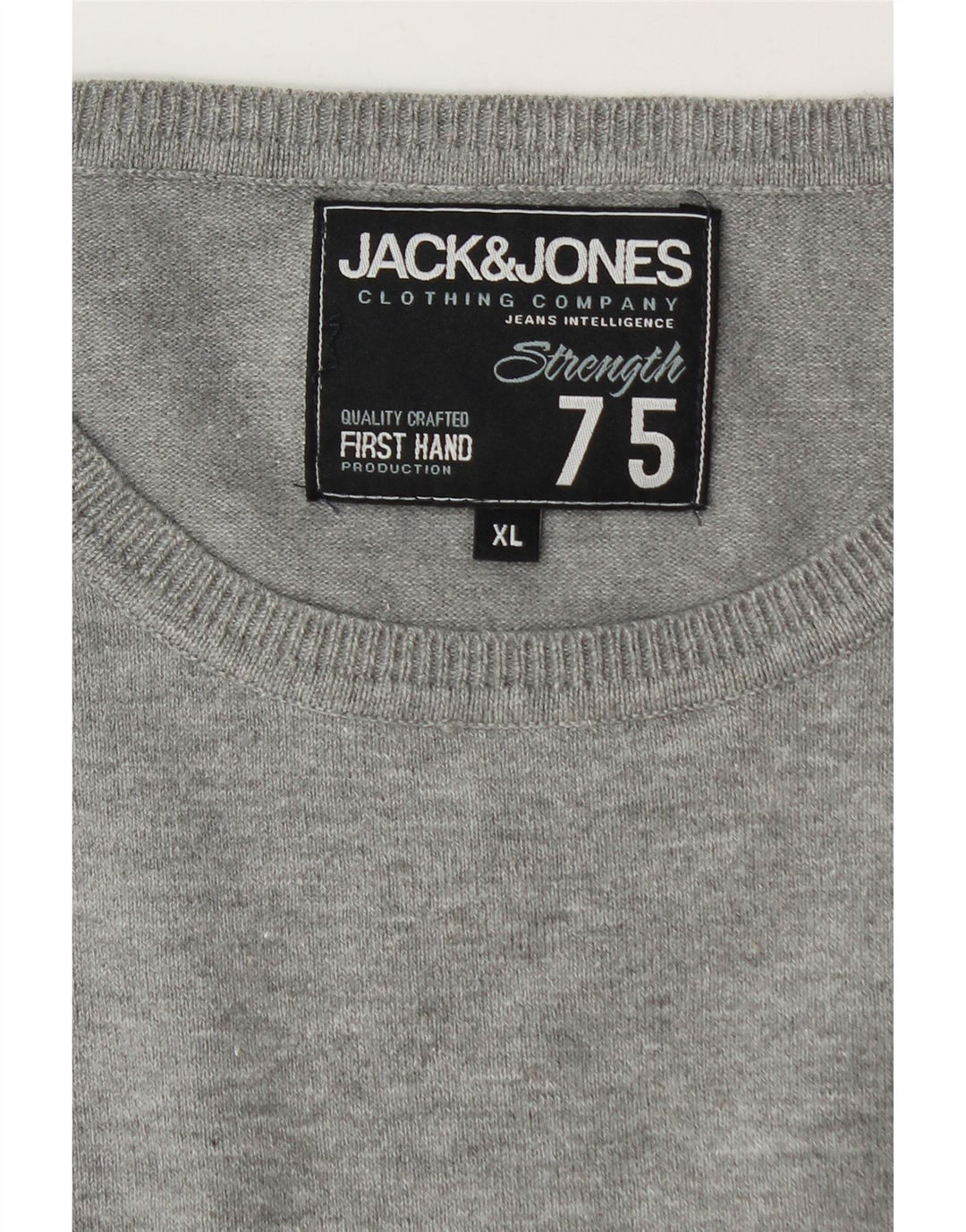 Jack & Jones Jersey De Cuello Redondo Para Hombre XL Gris Moteado