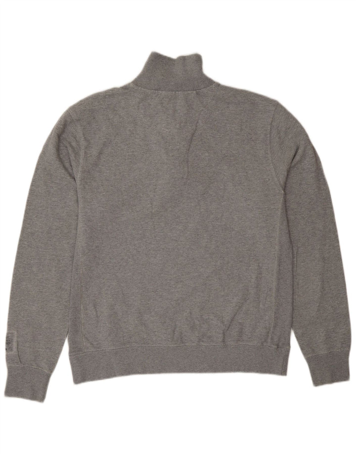 Champion Sudadera Con Cuello Y Cremallera Jumper De Algodón Gris Medio