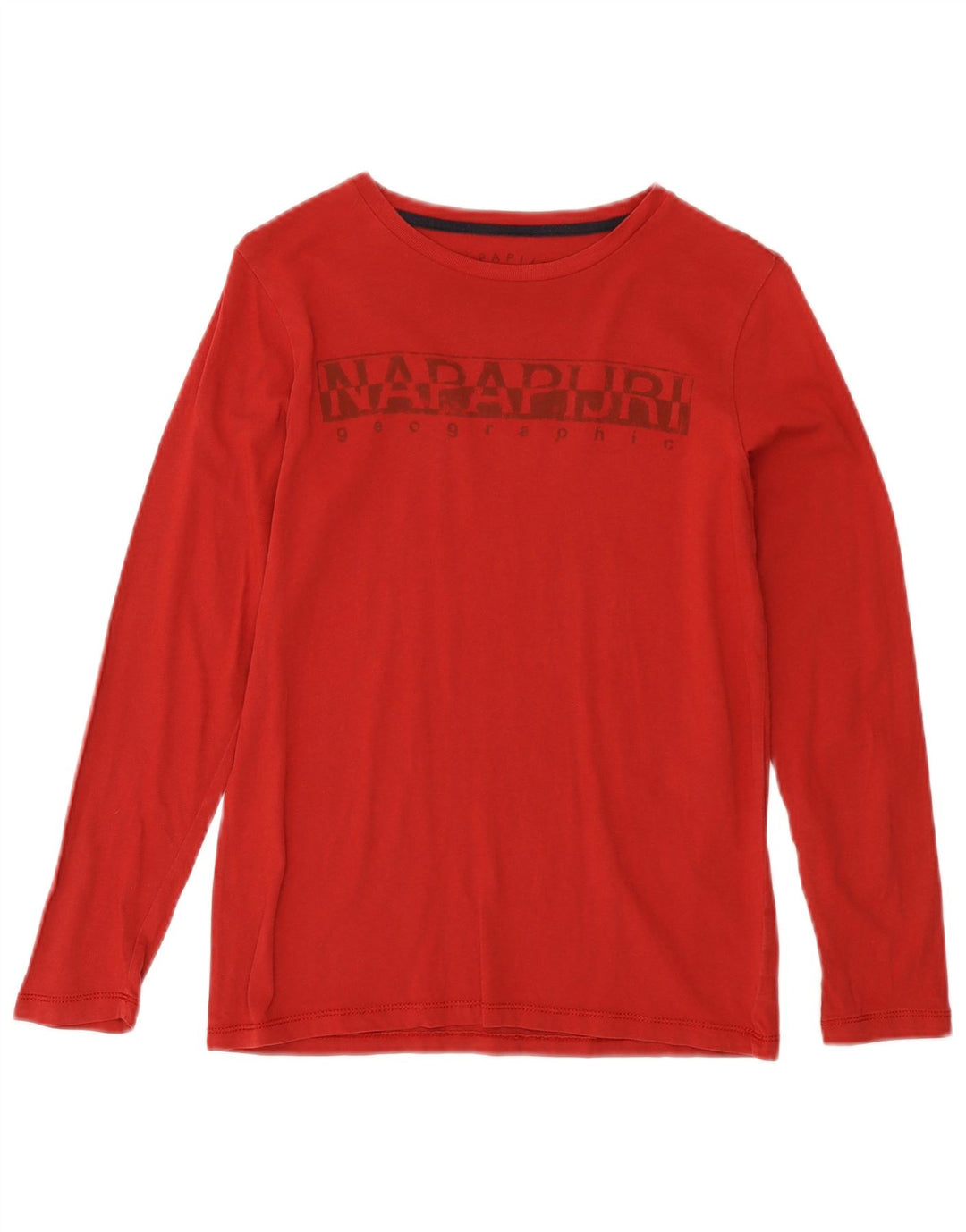 Napapijri Camiseta gráfica para niño manga larga 11-12 años Rojo