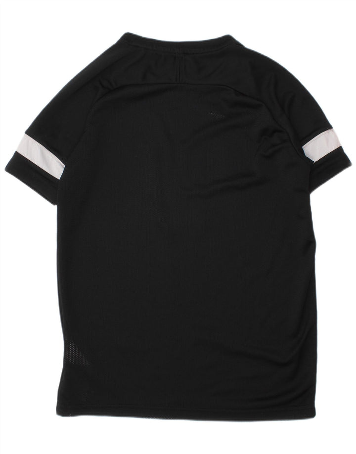Camiseta NIKE Dri Fit para niños 10-11 años Mediana Negro Colorblock