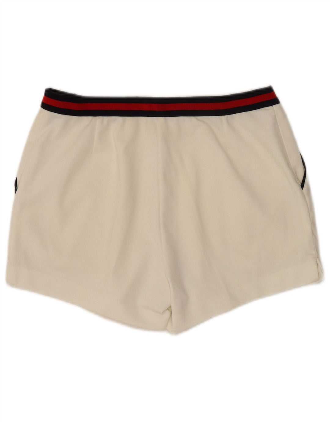 Vintage Hombres Chino Shorts W32 Grande Blanco