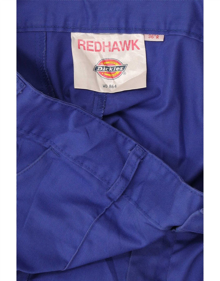 Dickies Pantalón cargo recto para hombre W36 L30 Poliéster azul