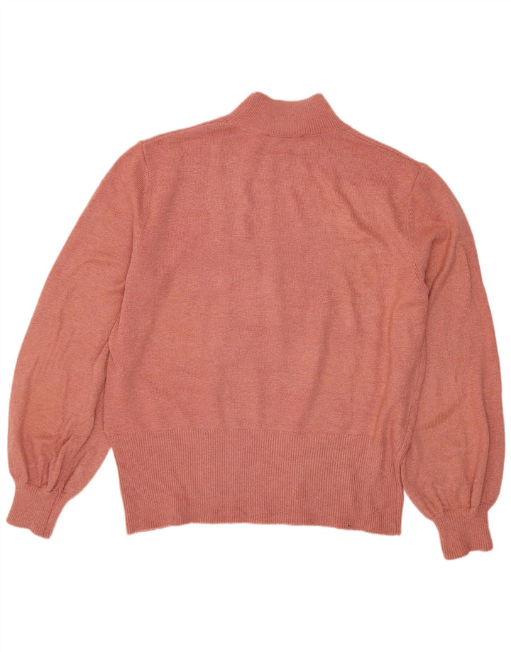 Oasis Jersey con Cuello Alto para Mujer UK 40 XL Poliéster Rosa