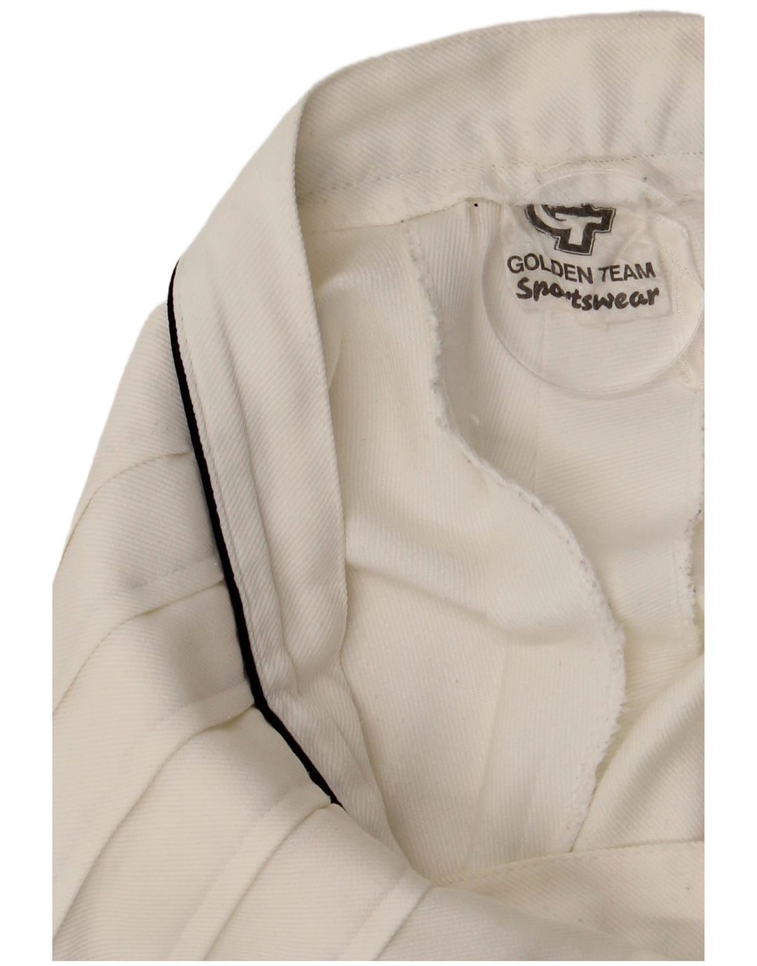 Falda de tenis para mujer Golden Team UK 42 Poliéster blanco mediano