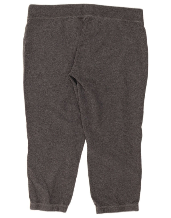 Nike Mujer Capri Chándal Pantalones Joggers UK 18 XL Gris Algodón
