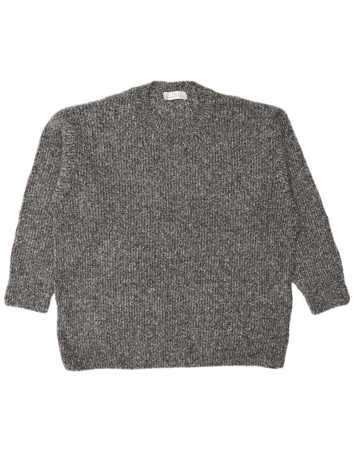 Marks & Spencer Suéter De Cuello Redondo Para Hombre Acrílico Moteado Gris Grande