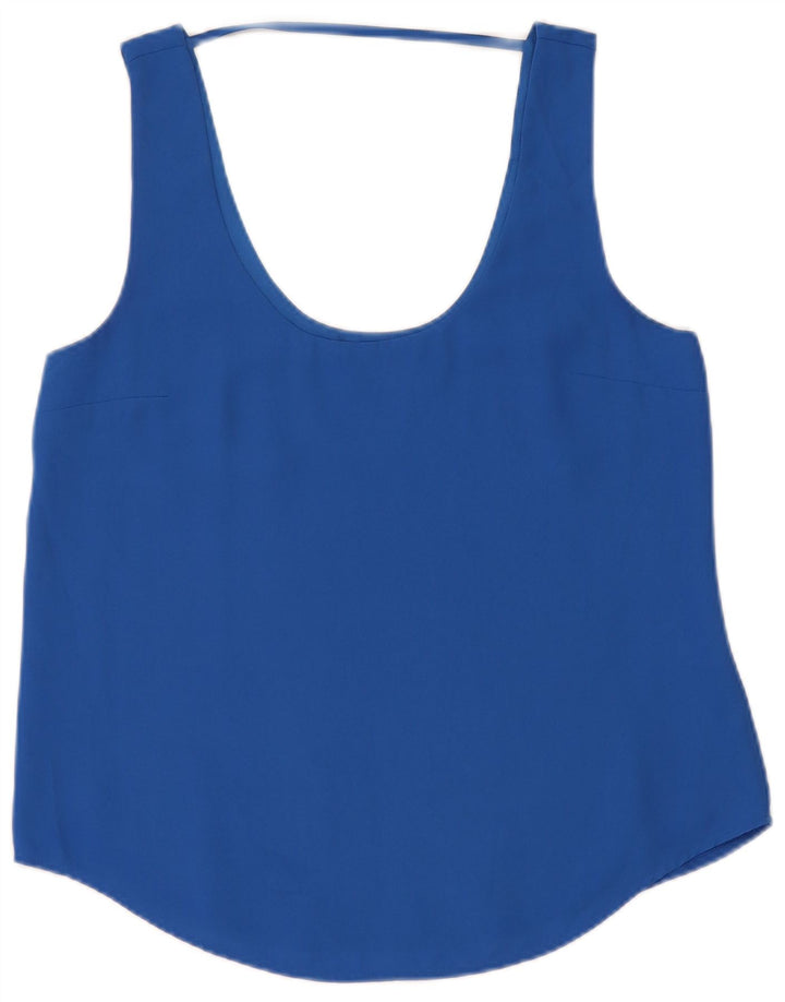 Camiseta sin mangas Oasis para mujer UK 40 Poliéster azul medio