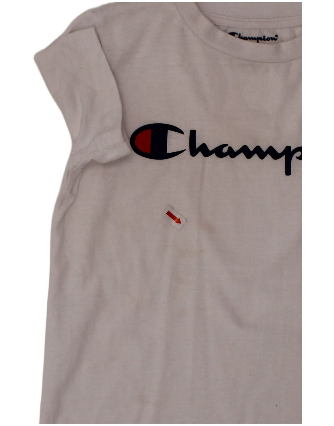 CHAMPION Camiseta gráfica para niño 4-5 años Algodón blanco