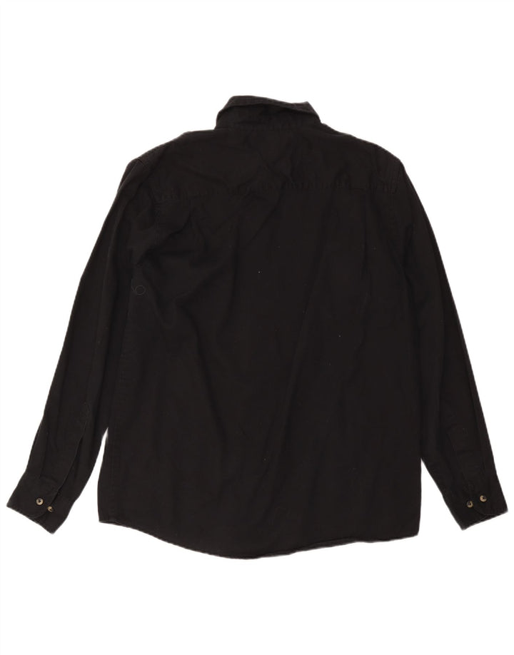 Camisa Wrangler Hombre Algodón Mediano Negro