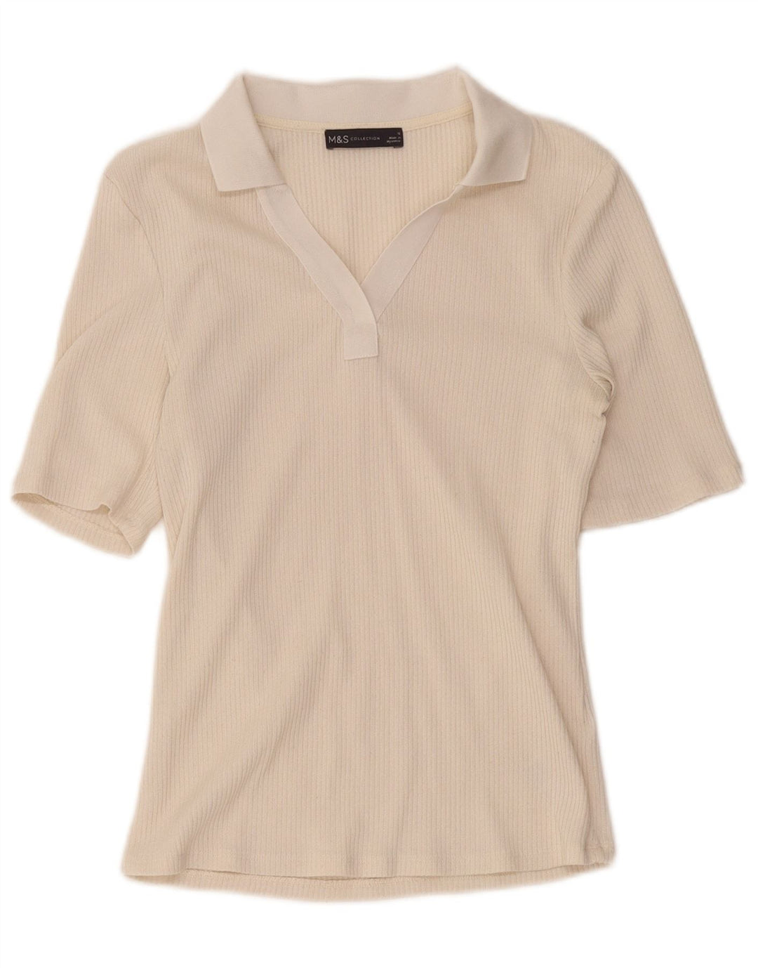 Marks & Spencer Polo para mujer UK 42 Poliéster beige medio