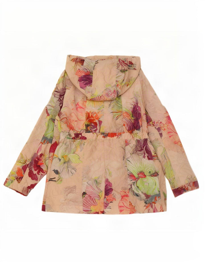 Ted Baker Chaqueta impermeable con capucha para mujer talla 3 mediana multicolor floral