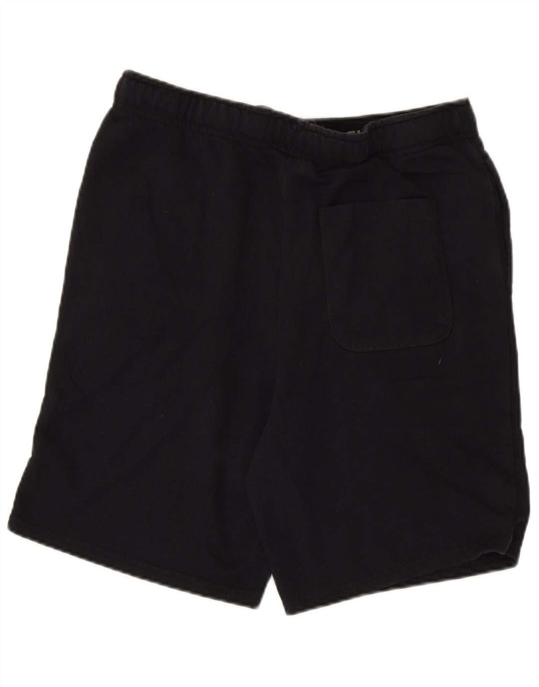 Champion Pantalones cortos deportivos para hombre, tamaño grande, algodón negro