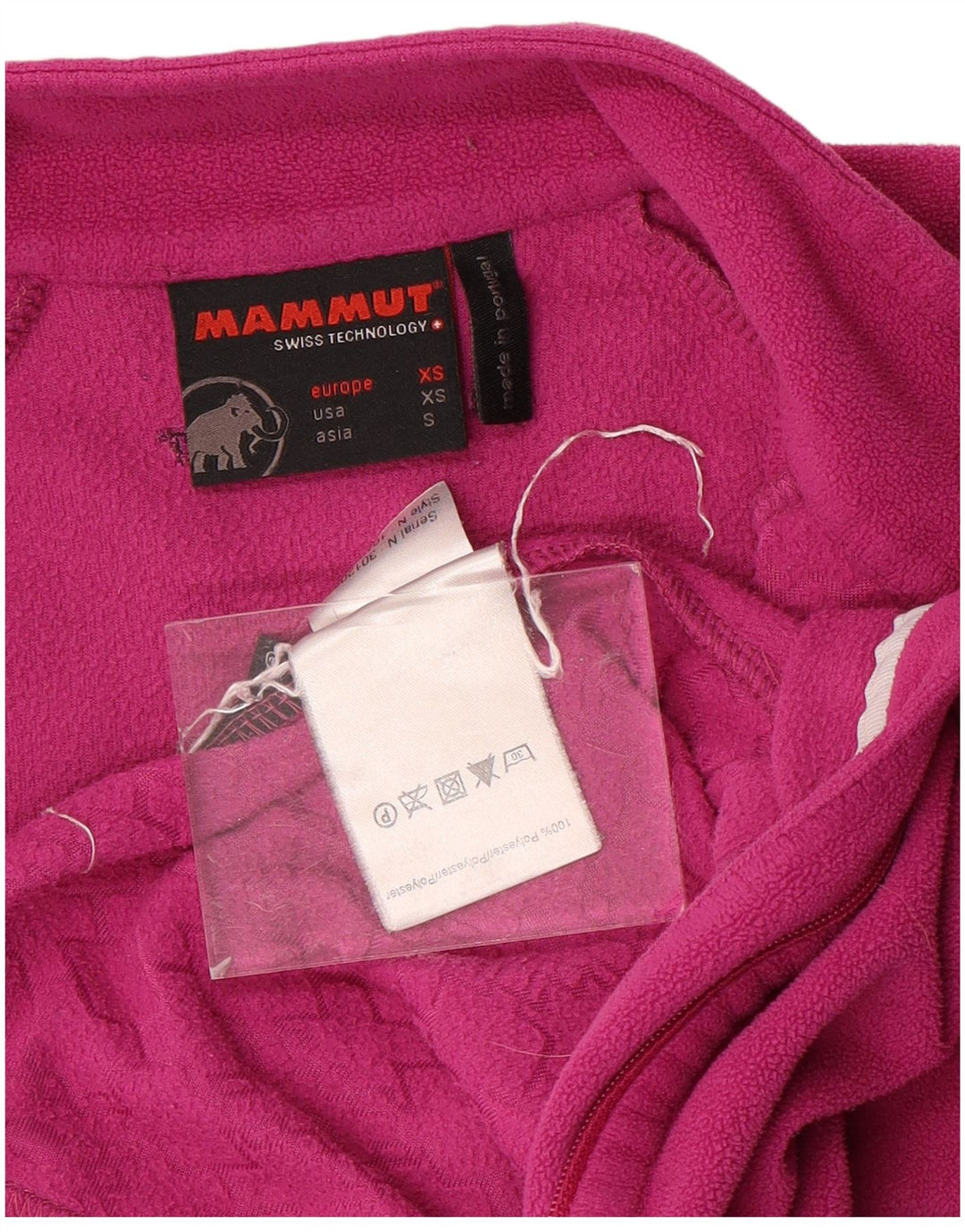 Mammut Chaqueta Polar Mujer UK 6 XS Rosa Poliéster