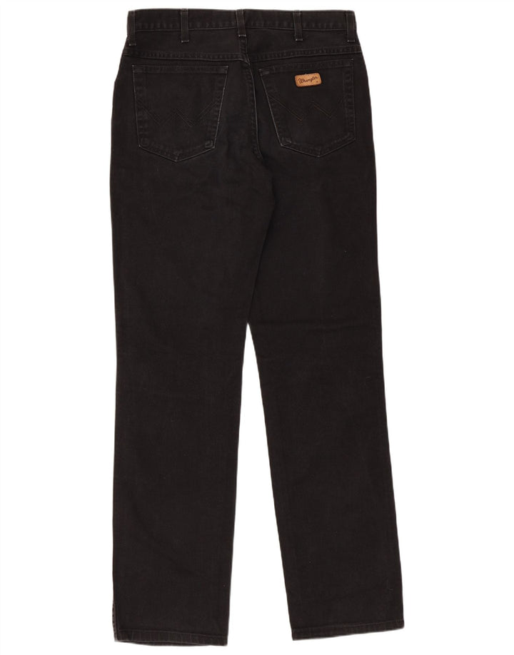 Wrangler Vaqueros rectos Texas para hombre W33 L34 Algodón negro