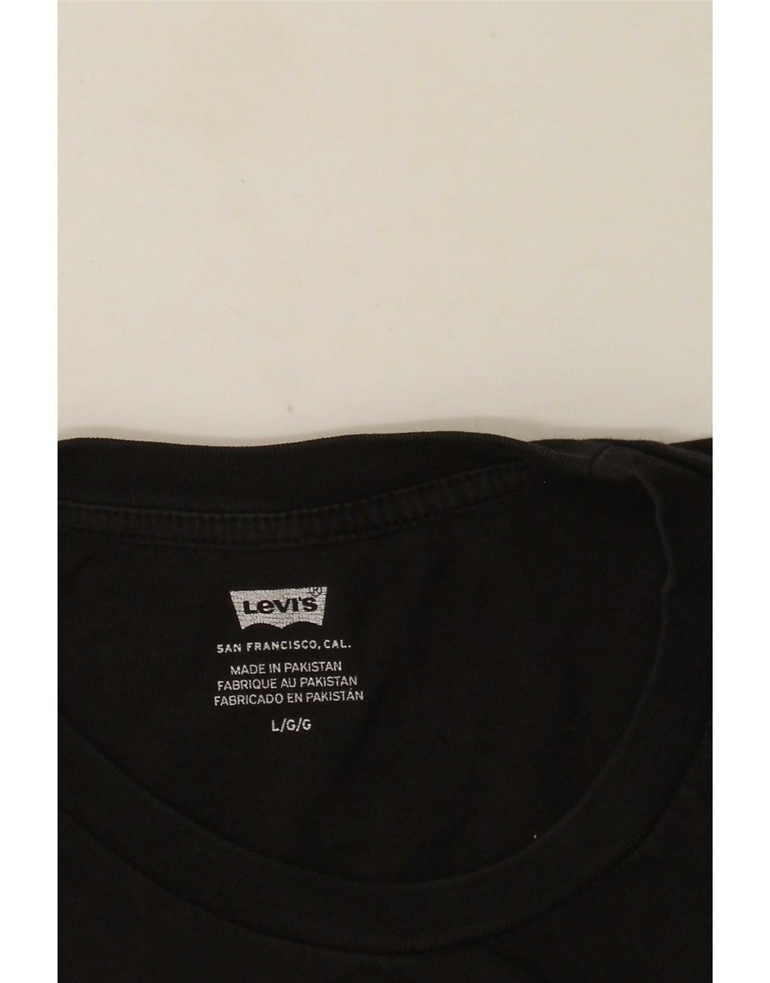 Levi's - Camiseta gráfica para hombre, talla grande, color negro