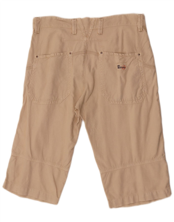 Pantalones cortos chinos Gas para hombre W33 Algodón beige medio