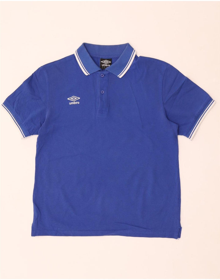 Polo Umbro Hombre Azul Grande