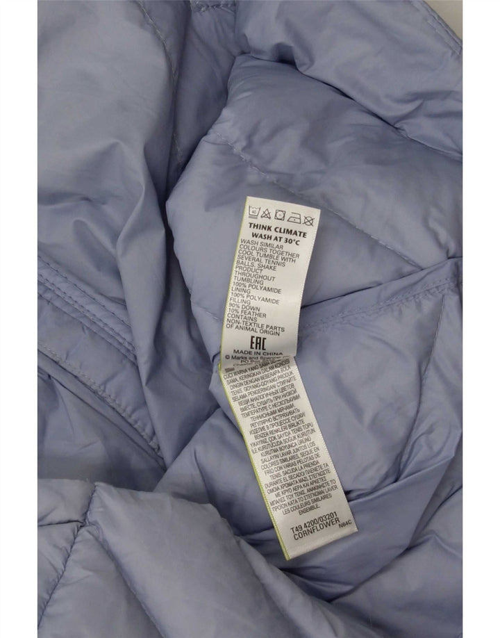 Marks & Spencer Chaqueta acolchada para mujer UK 40 Poliamida azul medio