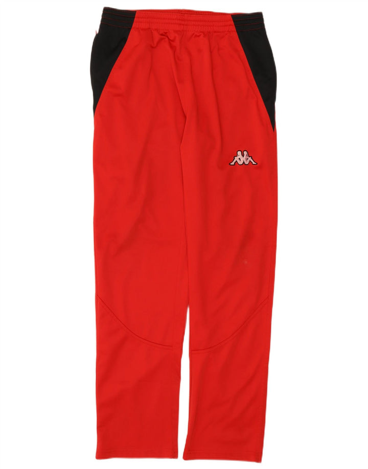 Kappa Hombre Pantalones De Chándal Poliéster Color Block Medium Rojo