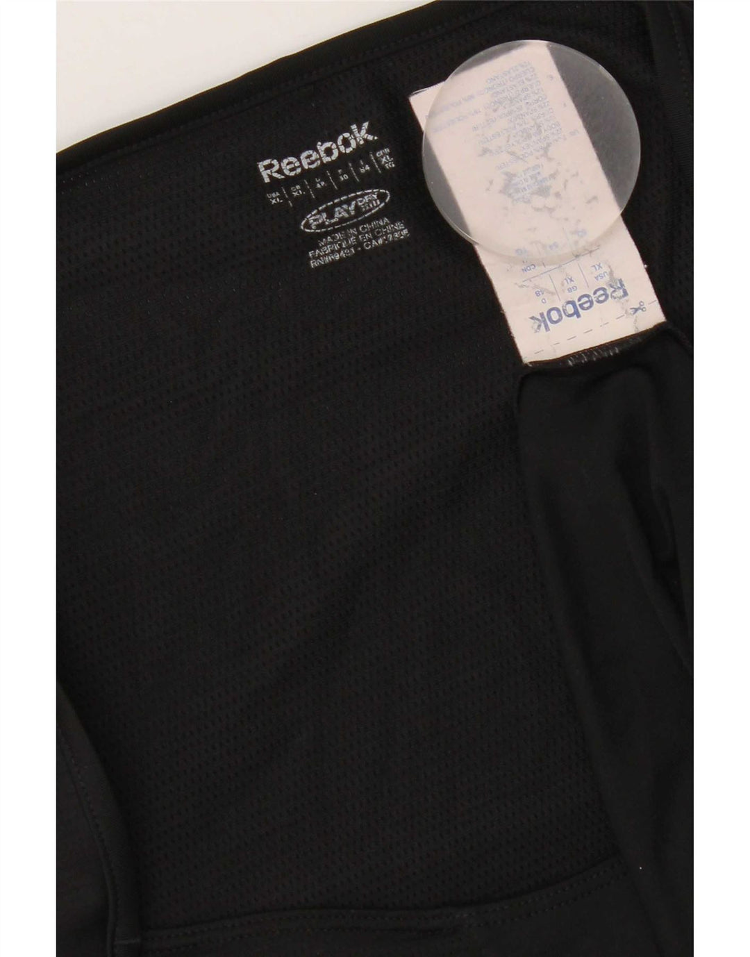 Reebok Camiseta Mujer Top UK 40 XL Poliéster Negro