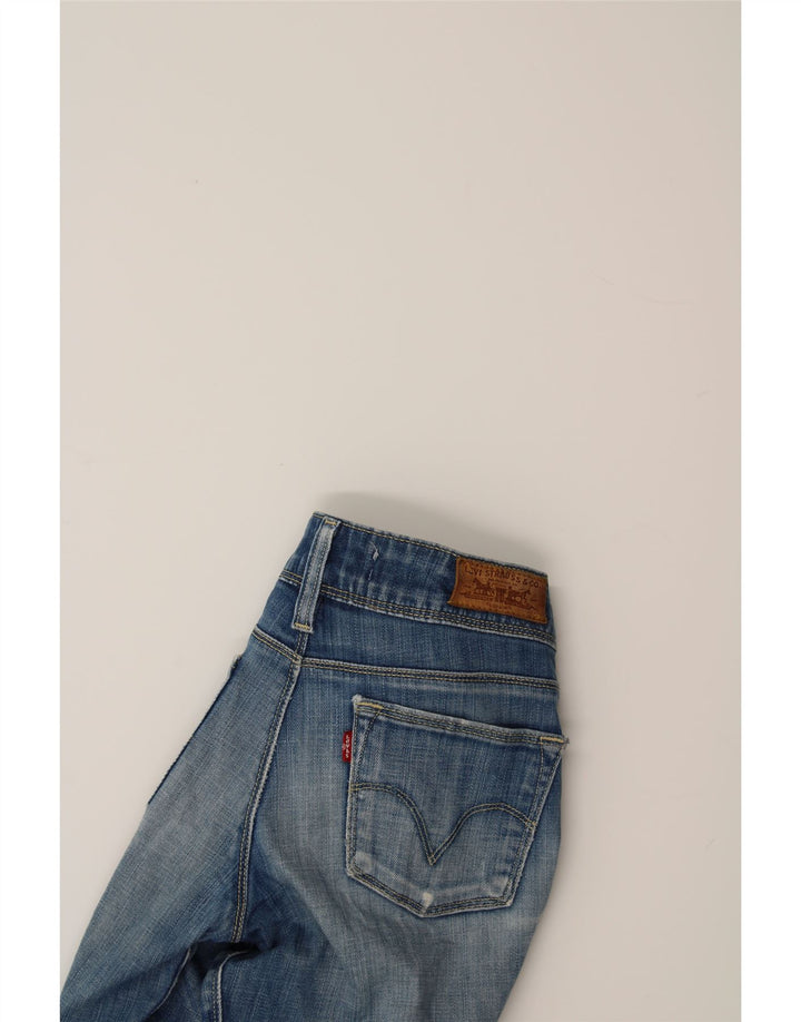 LEVI'S Womens 571 Slim Jeans W28 L27 Blue Cotton Vintage Levi's and Second-Hand Levi's from Messina Hembry 