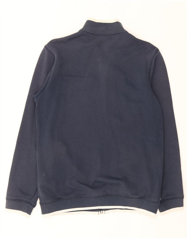 Reebok - Chándal para hombre, chaqueta superior, talla pequeña, algodón azul marino