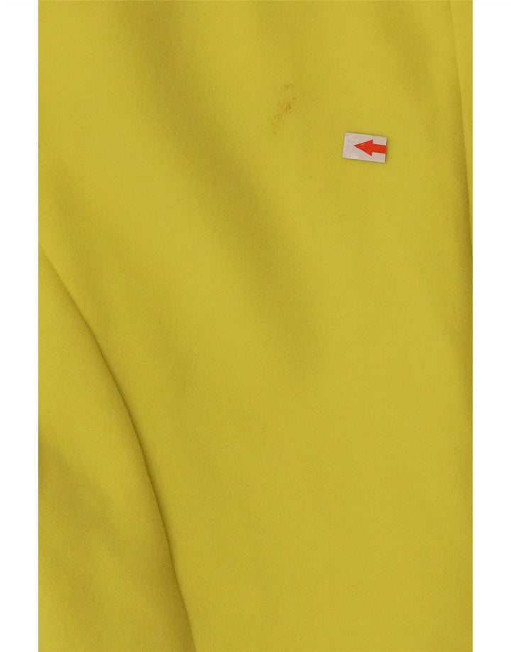 Marks & Spencer Chaqueta tipo blazer larga con 4 botones para mujer, talla 40, color amarillo mediano