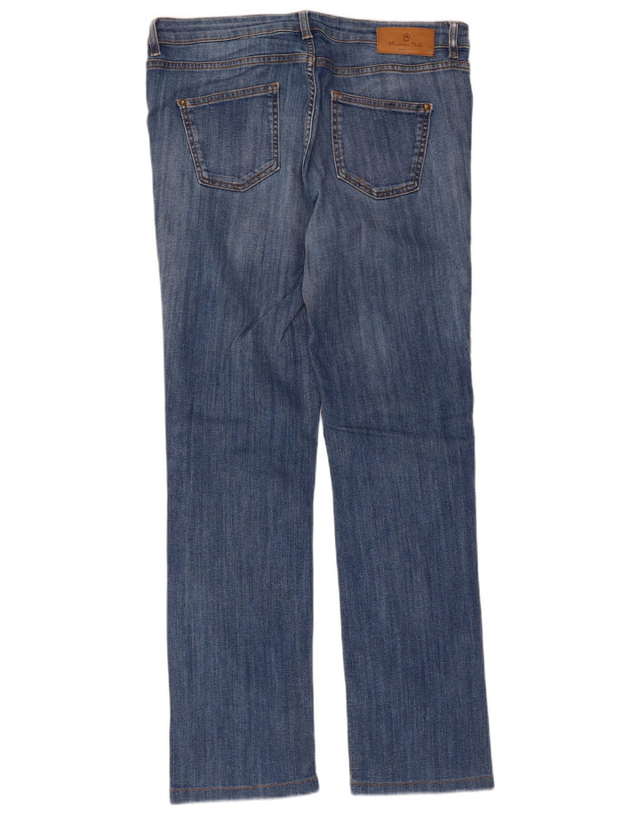 Massimo Dutti Vaqueros Rectos Mujer EU 42 Large W32 L29 Azul