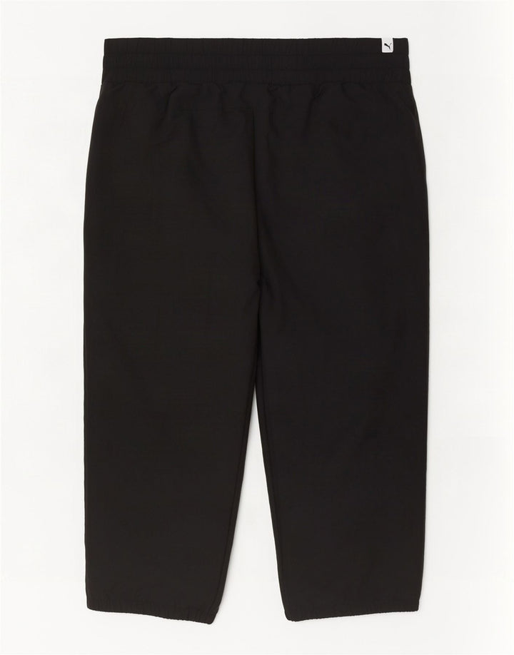 Puma Mujer Capri Chándal Pantalones UK 10 Small Negro