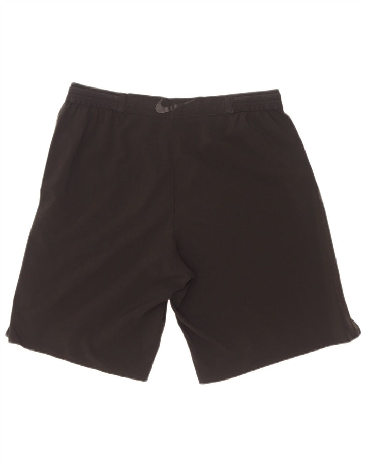 Nike Pantalones cortos deportivos Dri Fit para hombre, talla mediana, negro