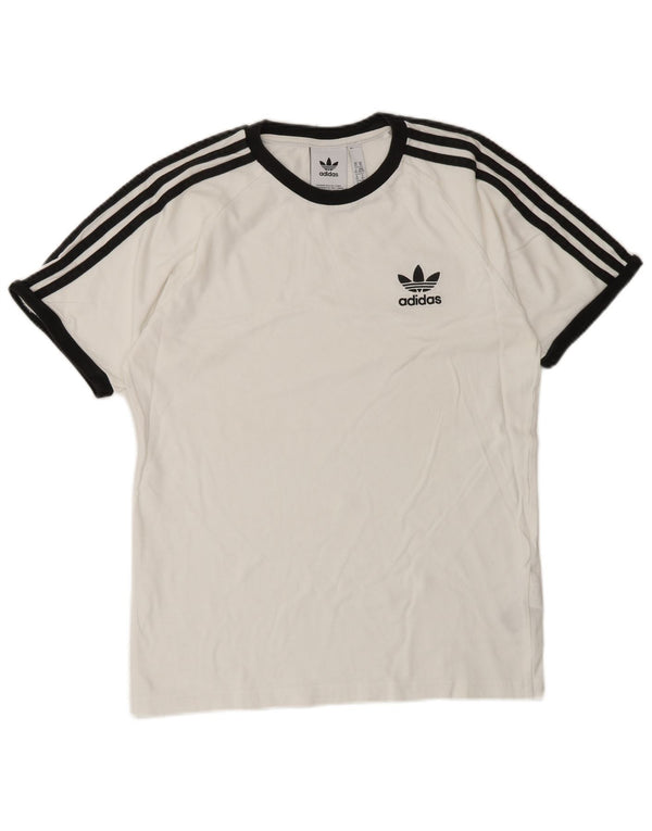 ADIDAS Camiseta Hombre Top XS Blanco Algodón