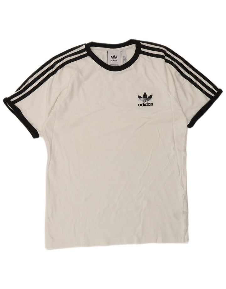 ADIDAS Camiseta Hombre Top XS Blanco Algodón