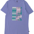 Puma Camiseta gráfica para hombre Top Small Purple Cotton
