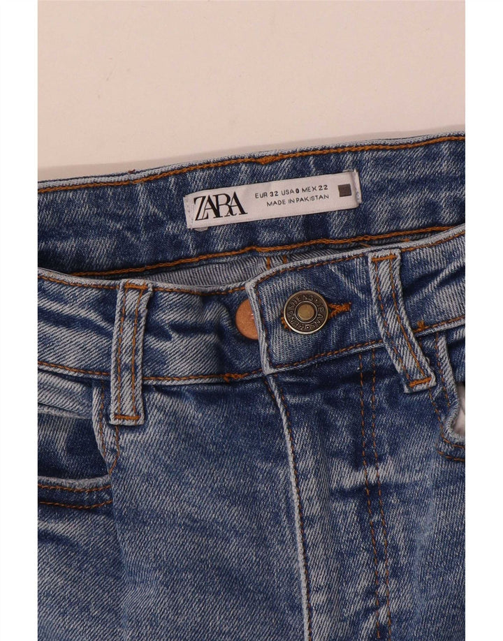 Zara Vaqueros Acampanados Mujer EU 32 2XS W22 L34 Azul