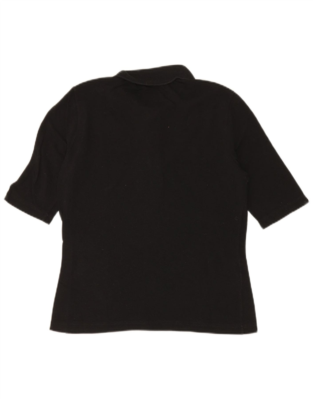 Polo Lacoste Mujer Talla 42 Grande Algodón Negro