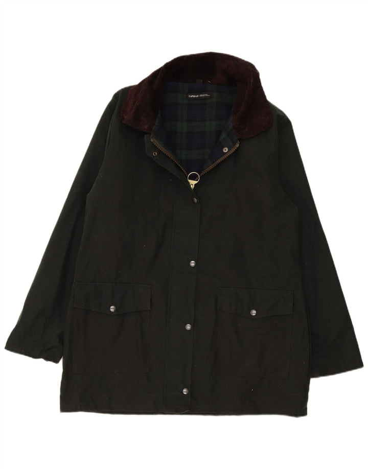 Abrigo de algodón encerado para mujer Capsule UK 46 Large Green