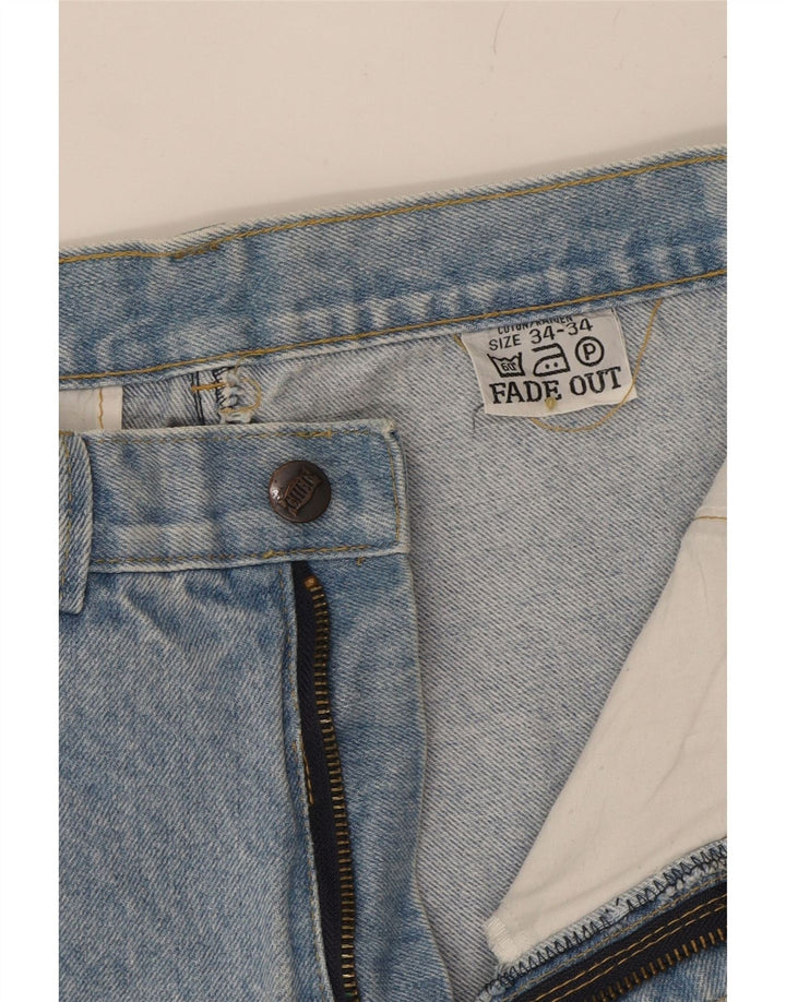 CHEF Womens Tapered Jeans W34 L30 Blue Cotton Vintage Chef and Second-Hand Chef from Messina Hembry 